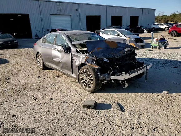 2016 Hyundai Genesis 3.8L with VIN KMHGN4JE7GU130745, listed as a Copart auction lot 42486045 with 71,506 mi miles and Non Repairable. Bid and sale history available at carsss.com. Image 10.