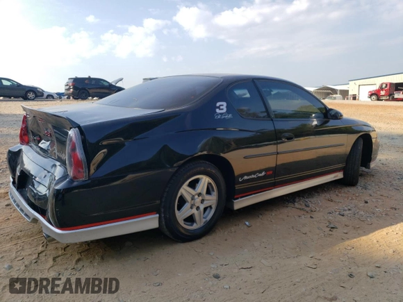 2002 Chevrolet Monte Carlo SS with VIN 2G1WX15K929196656, listed as a Copart auction lot 72926674 with 155,442 mi miles and Salvage Title. Bid and sale history available at carsss.com. Image 3.