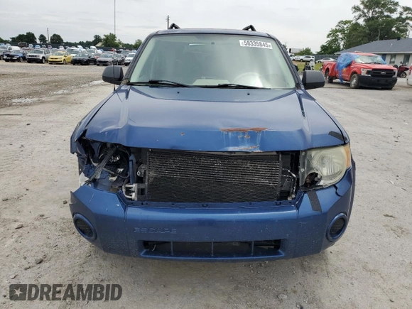 2008 Ford Escape XLS z VIN 1FMCU02Z98KB14085, wystawiony jako Copart lot #58335845 z przebiegiem 191 313 mil mil oraz Szkoda całkowita • Salvage title. Historia ofert i sprzedaży dostępna na DreamBid. Obrazek 5.