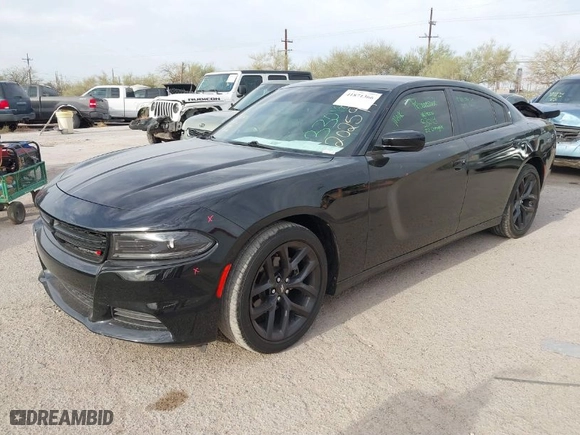 2022 Dodge Charger SXT with VIN 2C3CDXBG6NH202594, listed as a IAAI auction lot 41871366 with 22,793 mi miles. Bid and sale history available at carsss.com. Image 2.