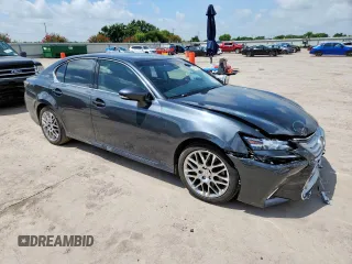 2017 Lexus GS 350 with VIN JTHBZ1BL8HA008881, listed as a Copart auction lot 64656165 with 97,466 mi miles and Salvage title. Bid and sale history available at DreamBid. Image 4.