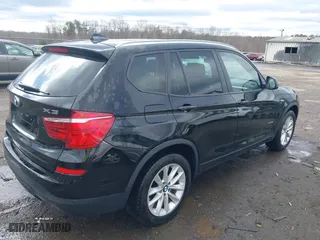 2015 BMW X3 xDrive28i with VIN 5UXWX9C58F0D49628, listed as a IAAI auction lot 41706127 with 99,982 mi miles. Bid and sale history available at carsss.com. Image 4.