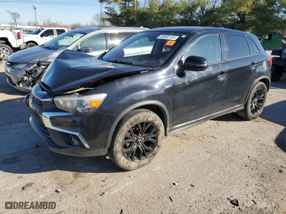 2017 Mitsubishi Outlander Sport ES 2.0 with VIN JA4AR3AU5HZ039116, listed as a Copart auction lot 85960124 with 0 mi miles and Salvage Title. Bid and sale history available at carsss.com. Image 1.