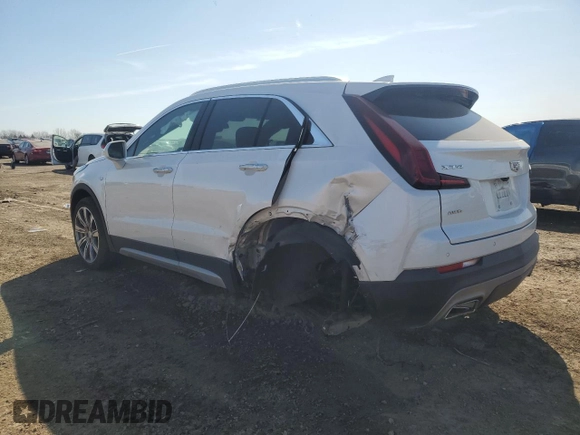 2019 Cadillac XT4 AWD Premium Luxury with VIN 1GYFZDR42KF182713, listed as a Copart auction lot 48633265 with 60,836 mi miles and Salvage title. Bid and sale history available at DreamBid. Image 2.