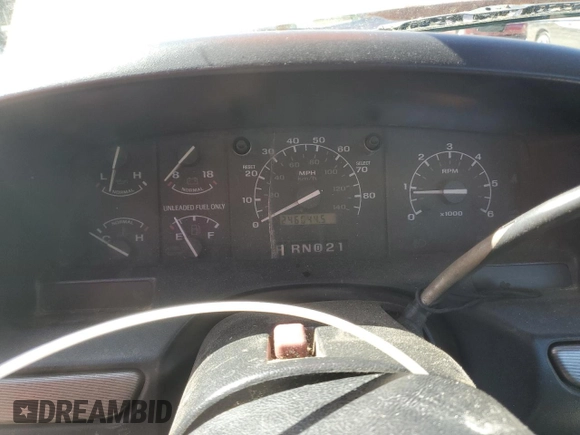 1993 Ford F-250 with VIN 2FTHF25H2PCA20717, listed as a Copart auction lot 53087425 with 246,044 mi miles and Salvage Title. Bid and sale history available at carsss.com. Image 9.