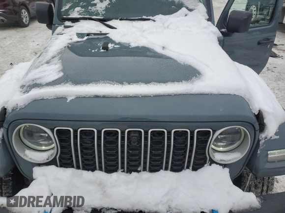 2024 Jeep Wrangler Sahara with VIN 1C4RJXP67RW229289, listed as a Copart auction lot 45551245 with 17,190 mi miles and Clean Title. Bid and sale history available at DreamBid. Image 11.