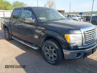 2010 Ford F-150 XL with VIN 1FTFW1EV9AFD65472, listed as a IAAI auction lot 42037124 with 283,920 mi miles. Bid and sale history available at carsss.com. Image 1.