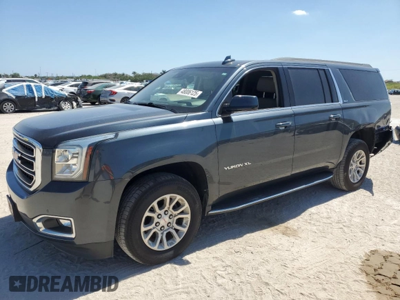 2019 GMC Yukon XL SLT with VIN 1GKS1GKC6KR289880, listed as a Copart auction lot 48006125 with 82,189 mi miles and Salvage Title. Bid and sale history available at carsss.com. Image 1.