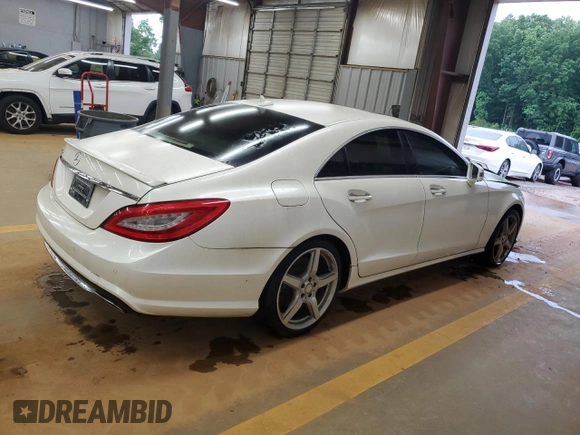 2014 Mercedes-Benz CLS 550 with VIN WDDLJ7DB9EA114598, listed as a Copart auction lot 58424085 with 154,231 mi miles and Clean title. Bid and sale history available at DreamBid. Image 3.