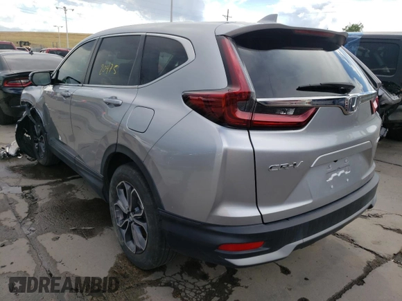 2020 Honda CR-V EX-L with VIN 2HKRW2H83LH697635, listed as a Copart auction lot 53041732 with 20,475 mi miles. Bid and sale history available at carsss.com. Image 3.