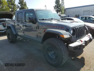 2021 Jeep Gladiator Mojave with VIN 1C6JJTEGXML578689, listed as a Copart auction lot 62963785 with 36,878 mi miles and Salvage title. Bid and sale history available at DreamBid. Image 4.