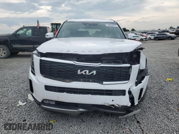 2022 Kia Telluride SX with VIN 5XYP5DHC6NG222534, listed as a Copart auction lot 58656315 with 76,952 mi miles and Salvage title. Bid and sale history available at DreamBid. Image 5.