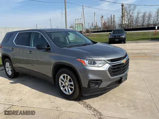 2018 Chevrolet Traverse LS with VIN 1GNERFKW6JJ139973, listed as a Copart auction lot 54496755 with 320,141 mi miles and Clean Title. Bid and sale history available at carsss.com. Image 1.