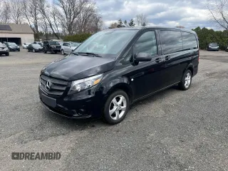 2017 Mercedes-Benz Metris Passenger with VIN WD4PG2EE9H3291740, listed as a Copart auction lot 52562125 with 64,338 mi miles and Clean Title. Bid and sale history available at carsss.com. Image 1.