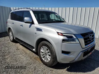 2021 Nissan Armada SV with VIN JN8AY2AC4M9146554, listed as a Copart auction lot 46676665 with 78,093 mi miles and Clean Title. Bid and sale history available at carsss.com. Image 4.