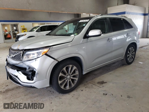 2015 Kia Sorento SX with VIN 5XYKW4A77FG576259, listed as a Copart auction lot 47167575 with 146,275 mi miles and Salvage Title. Bid and sale history available at carsss.com. Image 1.