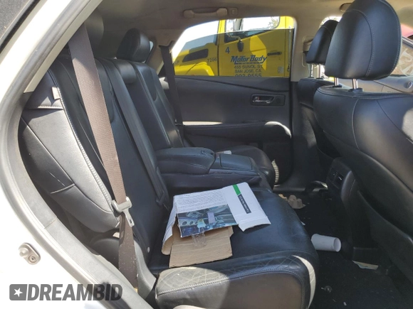 2013 Lexus RX 450h with VIN JTJBC1BA7D2437948, listed as a Copart auction lot 59039505 with 109,922 mi miles and Salvage title. Bid and sale history available at DreamBid. Image 11.