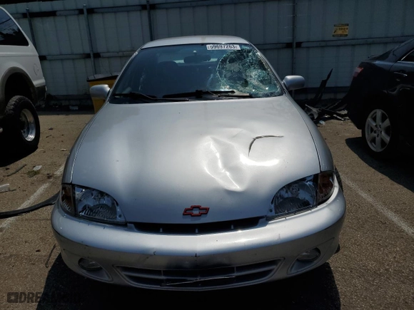 2002 Chevrolet Cavalier LS Sport with VIN 1G1JH52F827255851, listed as a Copart auction lot 59697263 with 59,608 mi miles and Salvage Title. Bid and sale history available at carsss.com. Image 5.