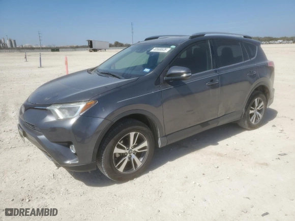 2017 Toyota RAV4 XLE with VIN JTMWFREV8HJ709301, listed as a Copart auction lot 48568835 with 137,196 mi miles and Salvage Title. Bid and sale history available at carsss.com. Image 1.