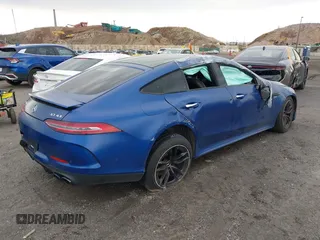 2022 Mercedes-Benz AMG GT with VIN W1K7X5KB3NA051117, listed as a IAAI auction lot 40455076 with 48,640 mi miles. Bid and sale history available at carsss.com. Image 4.