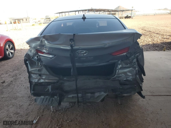 2015 Hyundai Elantra Limited with VIN KMHDH4AE8FU329070, listed as a Copart auction lot 52380395 with 130,054 mi miles and Salvage Title. Bid and sale history available at carsss.com. Image 6.