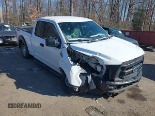 2017 Ford F-150 XL with VIN 1FTEX1E84HFB03694, listed as a IAAI auction lot 41388809 with 217,498 mi miles. Bid and sale history available at carsss.com. Image 6.