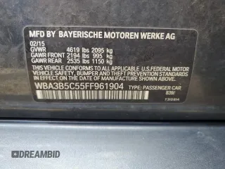 2015 BMW 3 Series 328i xDrive z VIN WBA3B5C55FF961904, wystawiony jako Copart lot #64082185 z przebiegiem 138 006 mil mil oraz Czysty tytuł • Clean title. Historia ofert i sprzedaży dostępna na DreamBid. Obrazek 12.