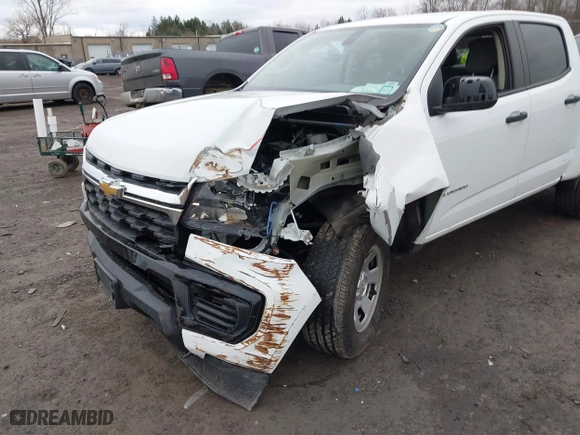 2021 Chevrolet Colorado 4WD Work Truck with VIN 1GCGTBEN6M1119967, listed as a IAAI auction lot 41801380 with 64,550 mi miles. Bid and sale history available at carsss.com. Image 6.