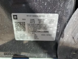 2019 GMC Acadia Denali with VIN 1GKKNXLS0KZ146806, listed as a Copart auction lot 56563315 with 78,238 mi miles and Salvage title. Bid and sale history available at DreamBid. Image 12.