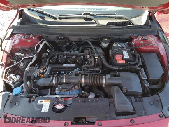 2019 Honda Accord Sedan Sport 1.5T with VIN 1HGCV1F33KA127085, listed as a Copart auction lot 51412665 with 109,165 mi miles and Salvage Title. Bid and sale history available at carsss.com. Image 12.