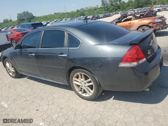 2013 Chevrolet Impala LTZ with VIN 2G1WC5E39D1202274, listed as a Copart auction lot 55835804 with 192,743 mi miles and Clean Title. Bid and sale history available at carsss.com. Image 2.