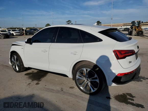 2023 Audi Q5 Sportback S line Prestige with VIN WA16AAFY2P2002254, listed as a Copart auction lot 45670704 with 30,045 mi miles and . Bid and sale history available at DreamBid. Image 2.