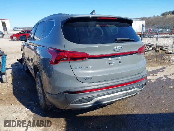 2021 Hyundai Santa Fe SE with VIN 5NMS14AJ6MH346371, listed as a IAAI auction lot 41690034 with 88,069 mi miles. Bid and sale history available at carsss.com. Image 3.