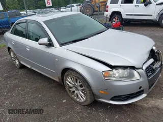 2008 Audi A4 2.0T with VIN WAUDF78E68A152568, listed as a IAAI auction lot 42679594 with 202,829 mi miles and . Bid and sale history available at DreamBid. Image 1.