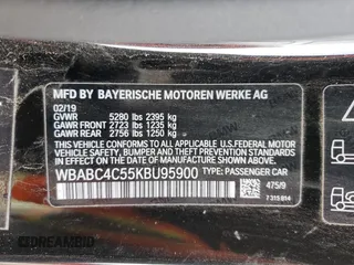 2019 BMW 8 Series M850i xDrive z VIN WBABC4C55KBU95900, wystawiony jako Copart lot #89306305 z przebiegiem Nie podano mil oraz Tytuł czysty. Historia ofert i sprzedaży dostępna na DreamBid. Obrazek 12.