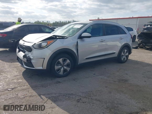 2019 Kia Niro LX with VIN KNDCB3LC7K5231434, listed as a IAAI auction lot 42096652 with 107,516 mi miles and . Bid and sale history available at DreamBid. Image 2.
