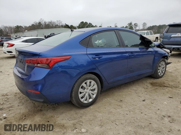 2021 Hyundai Accent SE with VIN 3KPC24A68ME140795, listed as a Copart auction lot 49110505 with 65,960 mi miles and Salvage Title. Bid and sale history available at carsss.com. Image 3.