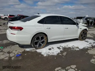 2020 Volkswagen Passat 2.0T R-Line with VIN 1VWMA7A36LC025243, listed as a Copart auction lot 45939895 with 59,594 mi miles and Salvage Title. Bid and sale history available at carsss.com. Image 3.