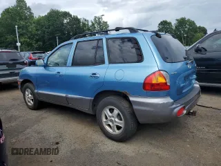 2003 Hyundai Santa Fe GLS with VIN KM8SC73D53U542081, listed as a Copart auction lot 62995765 with 154,187 mi miles and Salvage title. Bid and sale history available at DreamBid. Image 2.