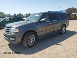 2017 Ford Expedition EL Limited with VIN 1FMJK1KT7HEA61805, listed as a Copart auction lot 52711135 with 121,896 mi miles and Salvage Title. Bid and sale history available at carsss.com. Image 1.