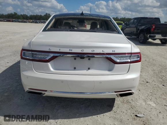 2018 Lincoln Continental Reserve with VIN 1LN6L9RP9J5610243, listed as a Copart auction lot 77880384 with 48,385 mi miles and Salvage Title. Bid and sale history available at carsss.com. Image 6.