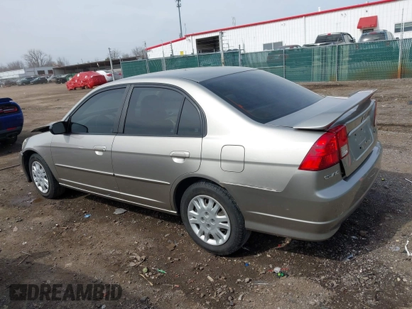 2004 Honda Civic LX with VIN 1HGES16564L001099, listed as a IAAI auction lot 41830582 with 157,151 mi miles. Bid and sale history available at carsss.com. Image 14.