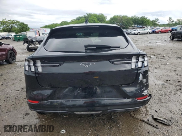 2023 Ford Mustang Mach-E Premium with VIN 3FMTK3SU7PMA52575, listed as a Copart auction lot 58208715 with 16,471 mi miles and Salvage title. Bid and sale history available at DreamBid. Image 6.
