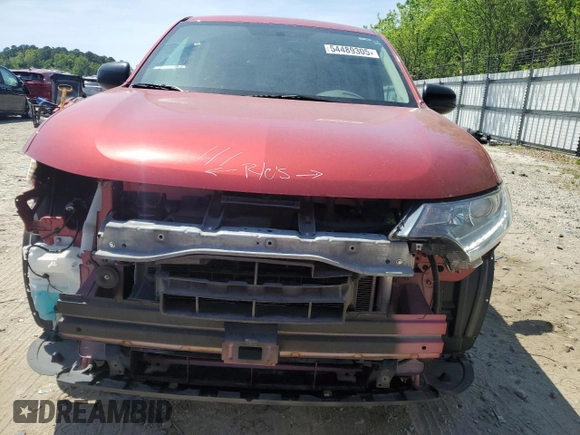 2017 Mitsubishi Outlander ES z VIN JA4AZ2A36HZ000780, wystawiony jako Copart lot #54489305 z przebiegiem 89 370 mil mil oraz Szkoda całkowita • Salvage title. Historia ofert i sprzedaży dostępna na DreamBid. Obrazek 5.