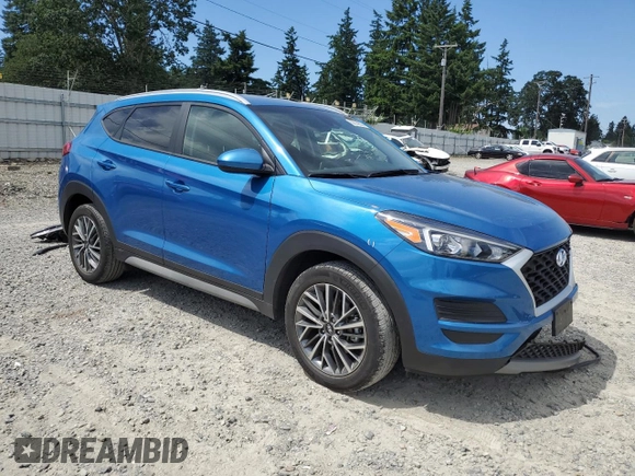 2020 Hyundai Tucson Limited z VIN KM8J3CALXLU227937, wystawiony jako Copart lot #60538825 z przebiegiem 40 061 mil mil oraz Szkoda całkowita • Salvage title. Historia ofert i sprzedaży dostępna na DreamBid. Obrazek 4.
