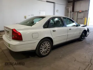 2004 Volvo S80 with VIN YV1TS91Z041346309, listed as a Copart auction lot 71970814 with 119,954 mi miles and Salvage Title. Bid and sale history available at carsss.com. Image 3.