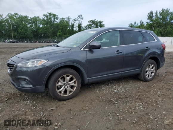 2015 Mazda CX-9 Touring z VIN JM3TB2CA2F0452202, wystawiony jako Copart lot #60407215 z przebiegiem 158 373 mil mil oraz Szkoda całkowita • Salvage title. Historia ofert i sprzedaży dostępna na DreamBid. Obrazek 1.