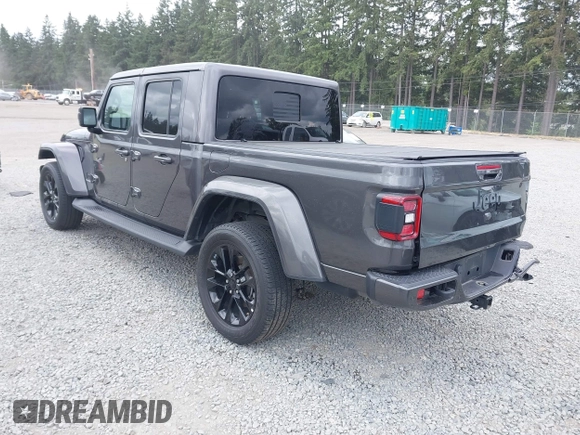 2021 Jeep Gladiator High Altitude with VIN 1C6HJTFG8ML567087, listed as a IAAI auction lot 42549990 with 30,437 mi miles and . Bid and sale history available at DreamBid. Image 3.