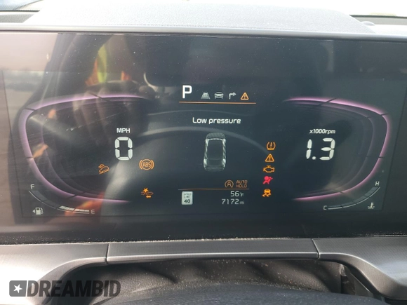 2024 Kia Telluride S with VIN 5XYP6DGC1RG500941, listed as a Copart auction lot 55522735 with 7,172 mi miles and Salvage title. Bid and sale history available at DreamBid. Image 9.