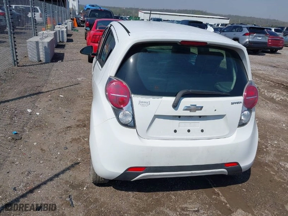 2015 Chevrolet Spark LT with VIN KL8CD6S91FC738616, listed as a IAAI auction lot 41977597 with 128,603 mi miles. Bid and sale history available at carsss.com. Image 14.